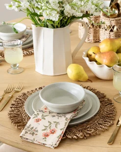 Aiden Soft Gray Dinner Plate