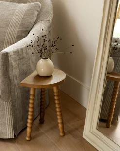 Alice Honey Wood Stool