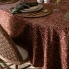 Anarkali Block Print Floral Tablecloth