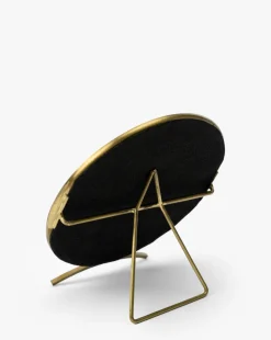 Antique Brass Folding Mirror