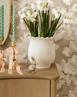 Antique Pewter Bunny