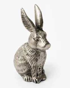 Antique Pewter Bunny