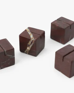 Auburn Marble Place Card Holders (Set of 4)