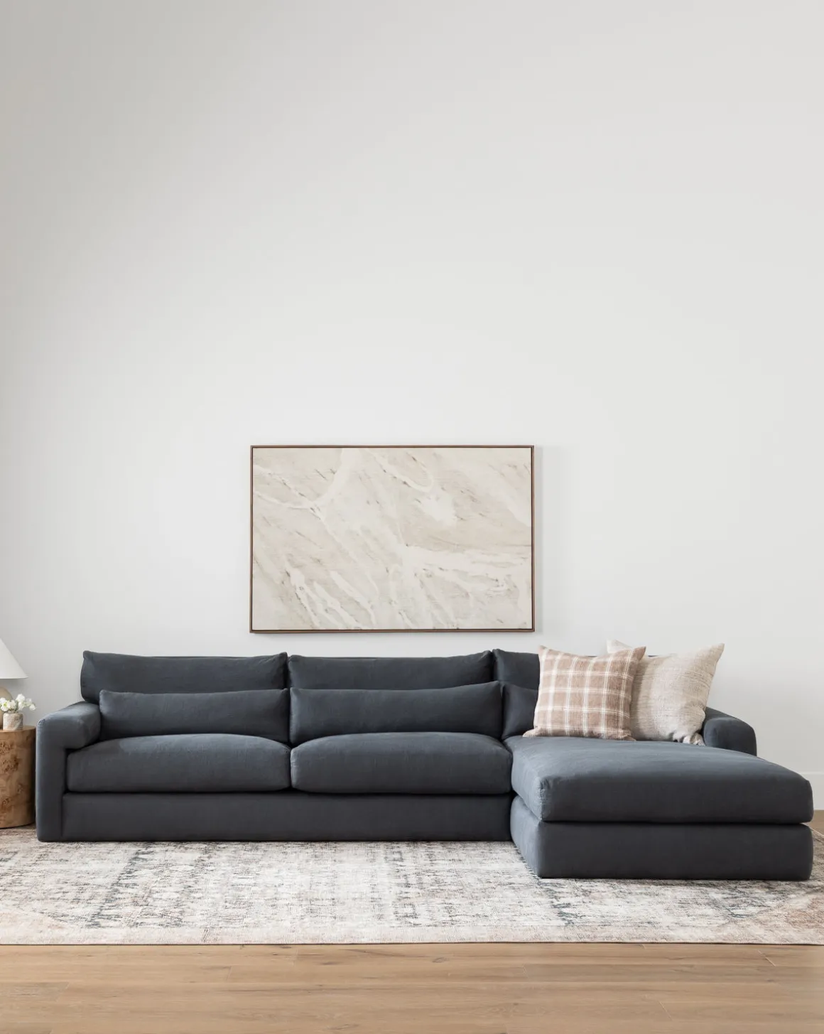 Beckstead Chaise Sectional 128"