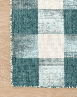 Belleville Blue Handwoven Indoor/Outdoor Rug