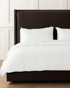 Bianca Percale Embroidered Duvet Cover