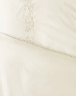 Bianca Percale Embroidered Duvet Cover