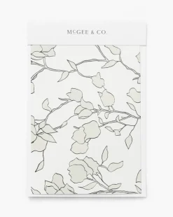 Blair Sketched Floral Wallpaper Swatch