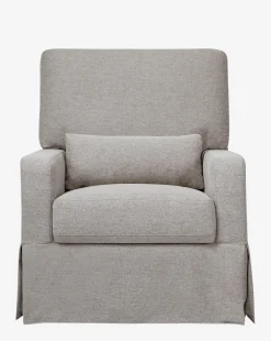 Crawford Pillowback Comfort Swivel Glider