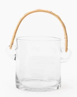 Crockett Rattan Ice Bucket