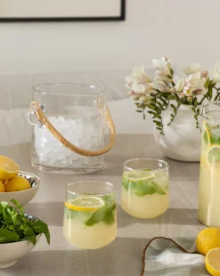 Crockett Rattan Ice Bucket