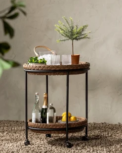 Crockett Rattan Ice Bucket