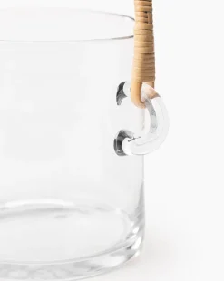 Crockett Rattan Ice Bucket