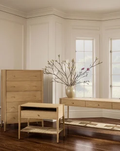 Dana White Oak Nightstand