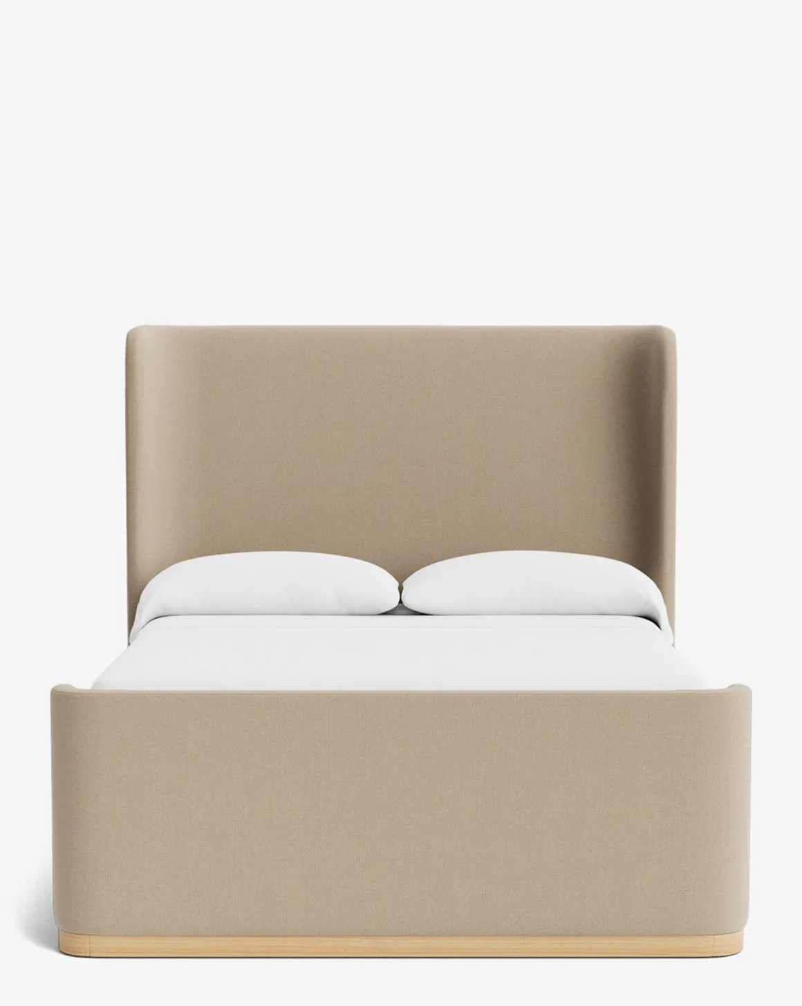 Denning Oatmeal Upholstered Bed (Ready to Ship)