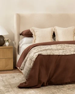 Denning Upholstered Bed (Ready to Ship)