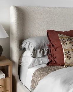 Denning Upholstered Bed (Ready to Ship)