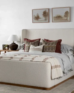 Denning Upholstered Bed (Ready to Ship)