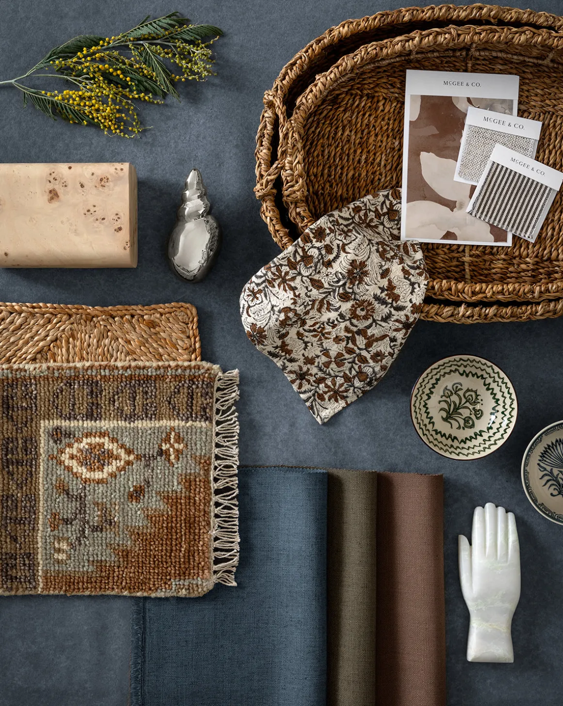 Estrella Hand-Knotted Wool Rug Swatch