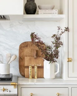 European Brass Pepper Mill