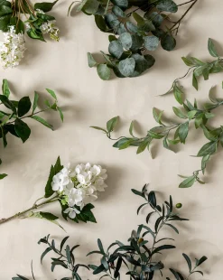 Faux Gardenia Leaf Stem