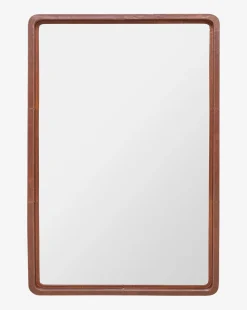 Franklin Leather Mirror