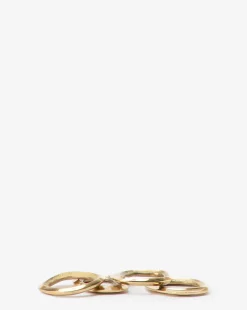 Gilford Brass Napkin Rings (Set of 4)