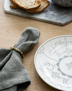 Gilford Brass Napkin Rings (Set of 4)