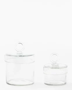 Glass Lidded Canister