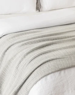 Hanson Striped Cotton Coverlet