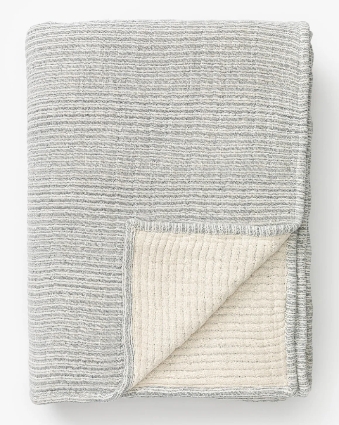 Hanson Striped Cotton Coverlet