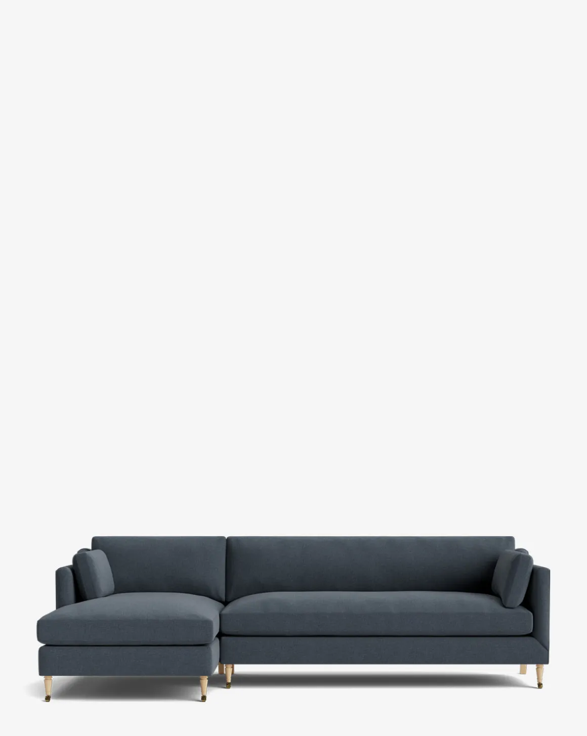 Haverford Upholstered Left Chaise Sectional 113"