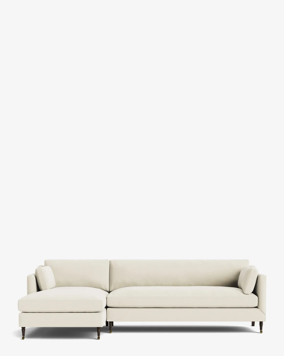 Haverford Upholstered Left Chaise Sectional 113"