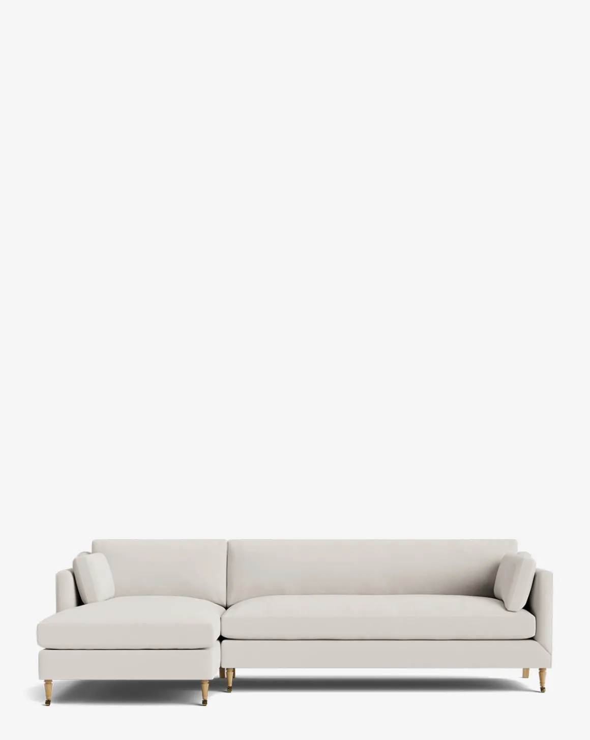Haverford Upholstered Left Chaise Sectional 113"