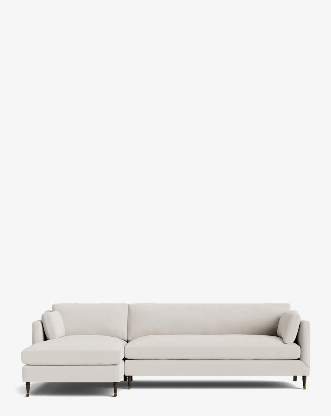 Haverford Upholstered Left Chaise Sectional 113"