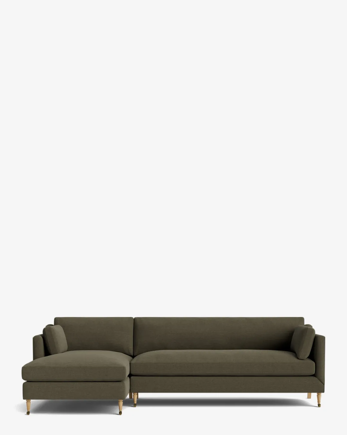Haverford Upholstered Left Chaise Sectional 113"