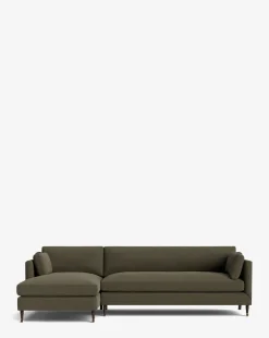 Haverford Upholstered Left Chaise Sectional 113
