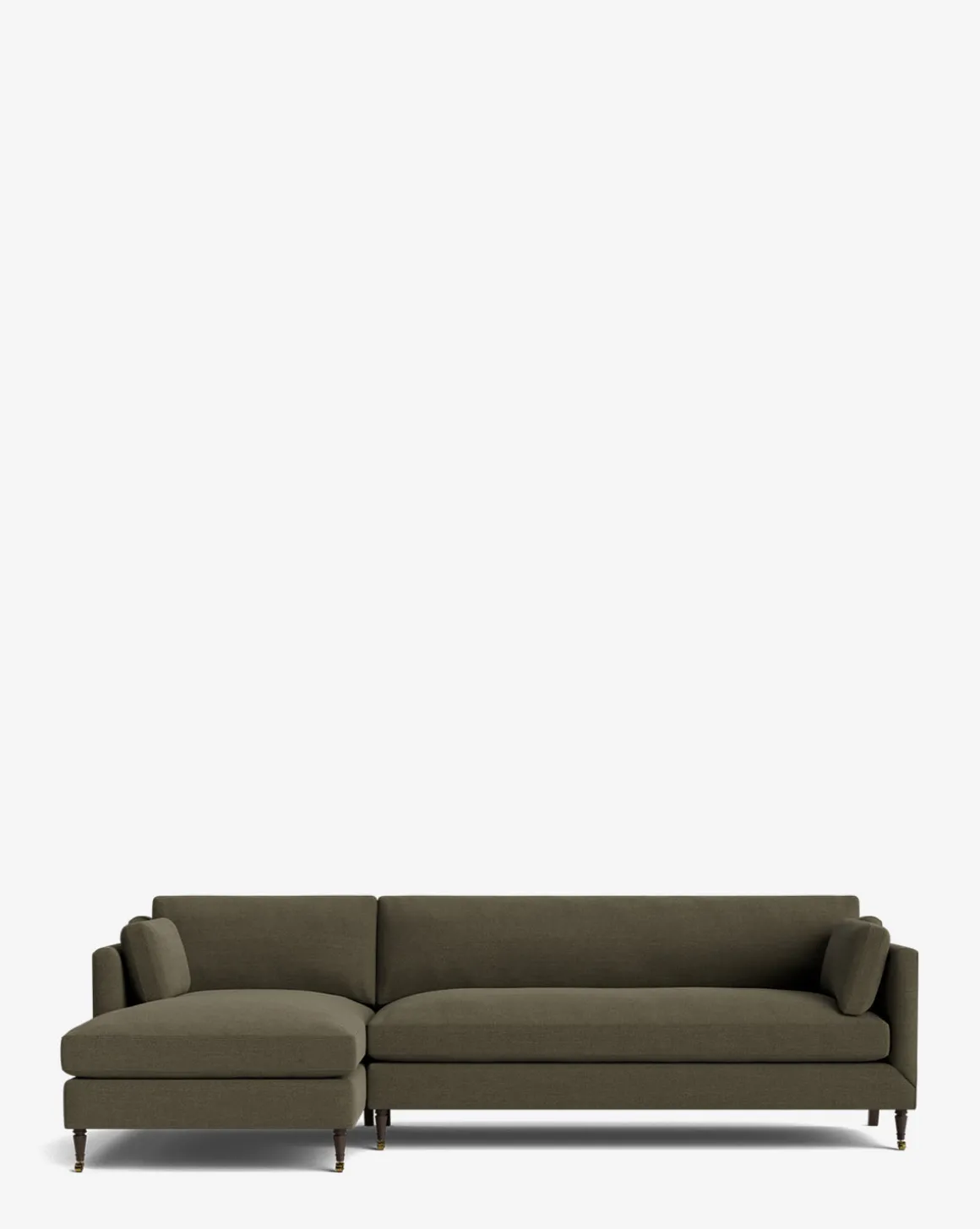 Haverford Upholstered Left Chaise Sectional 113"