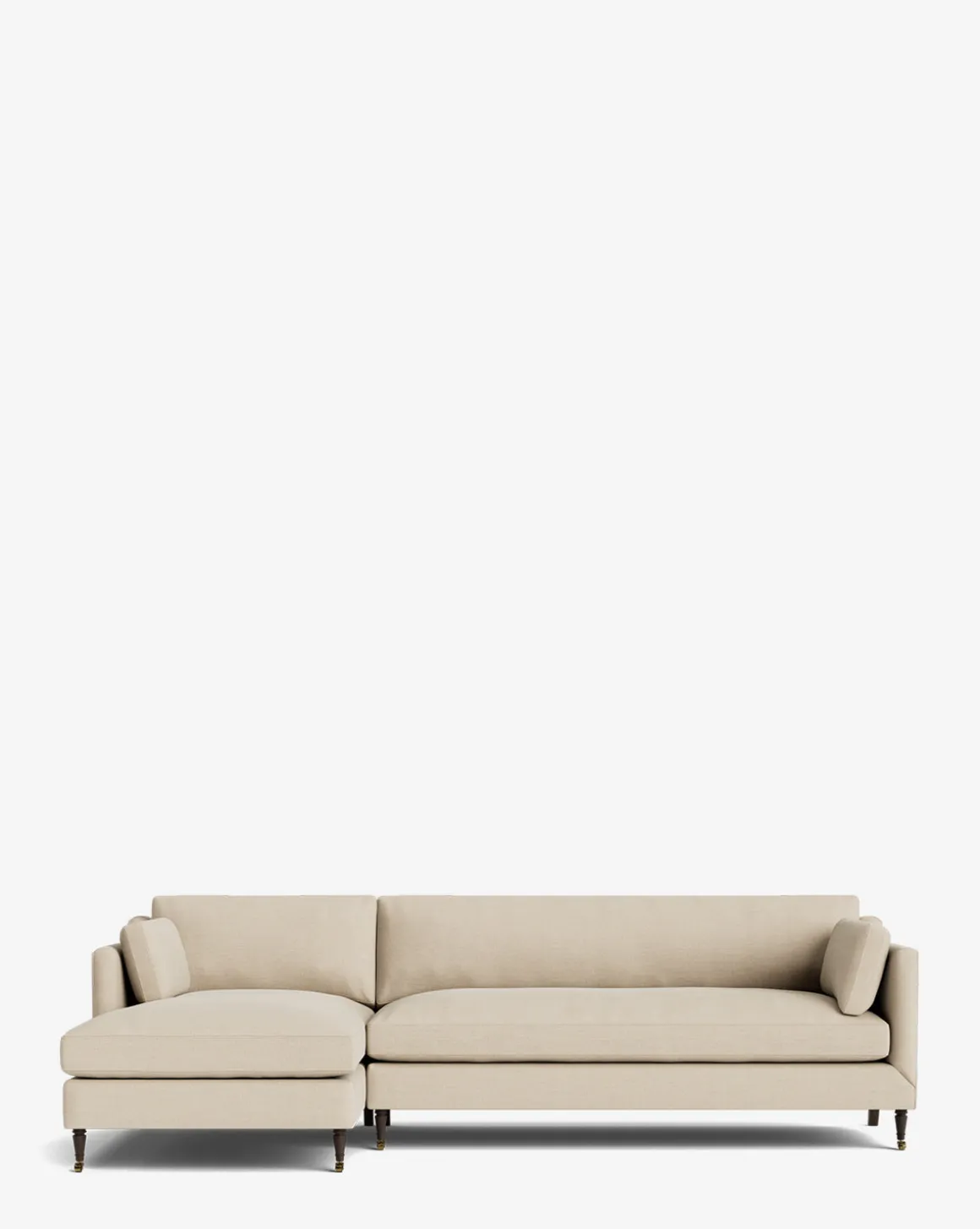 Haverford Upholstered Left Chaise Sectional 113"