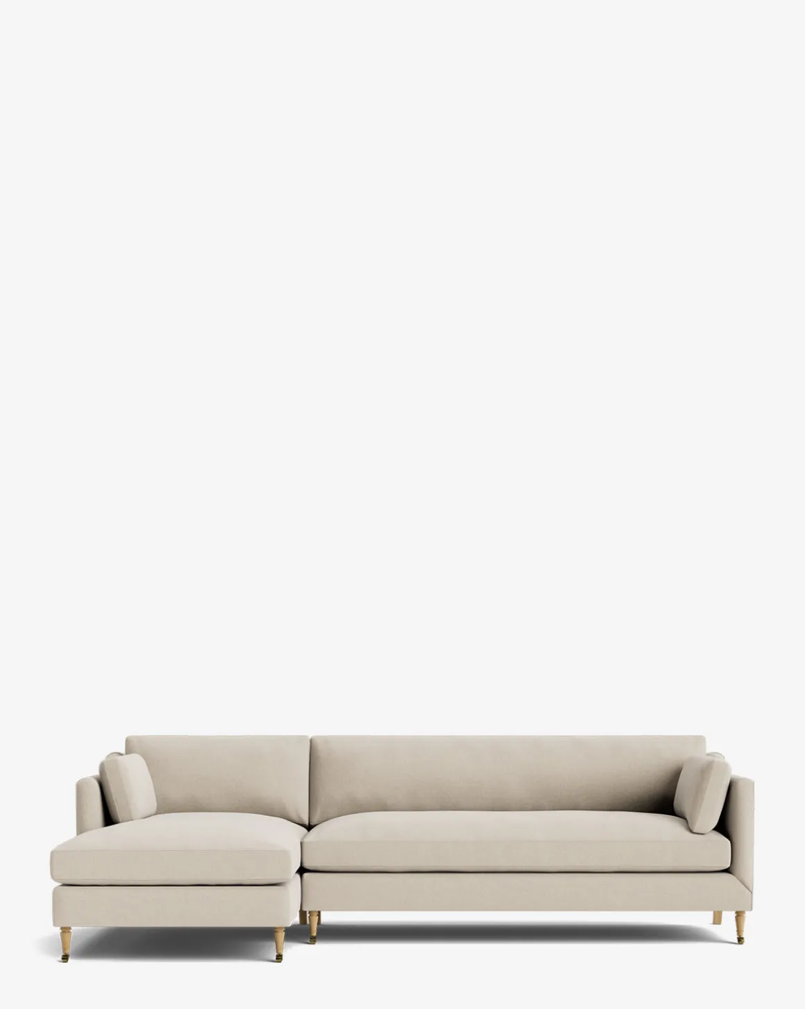 Haverford Upholstered Left Chaise Sectional 113"