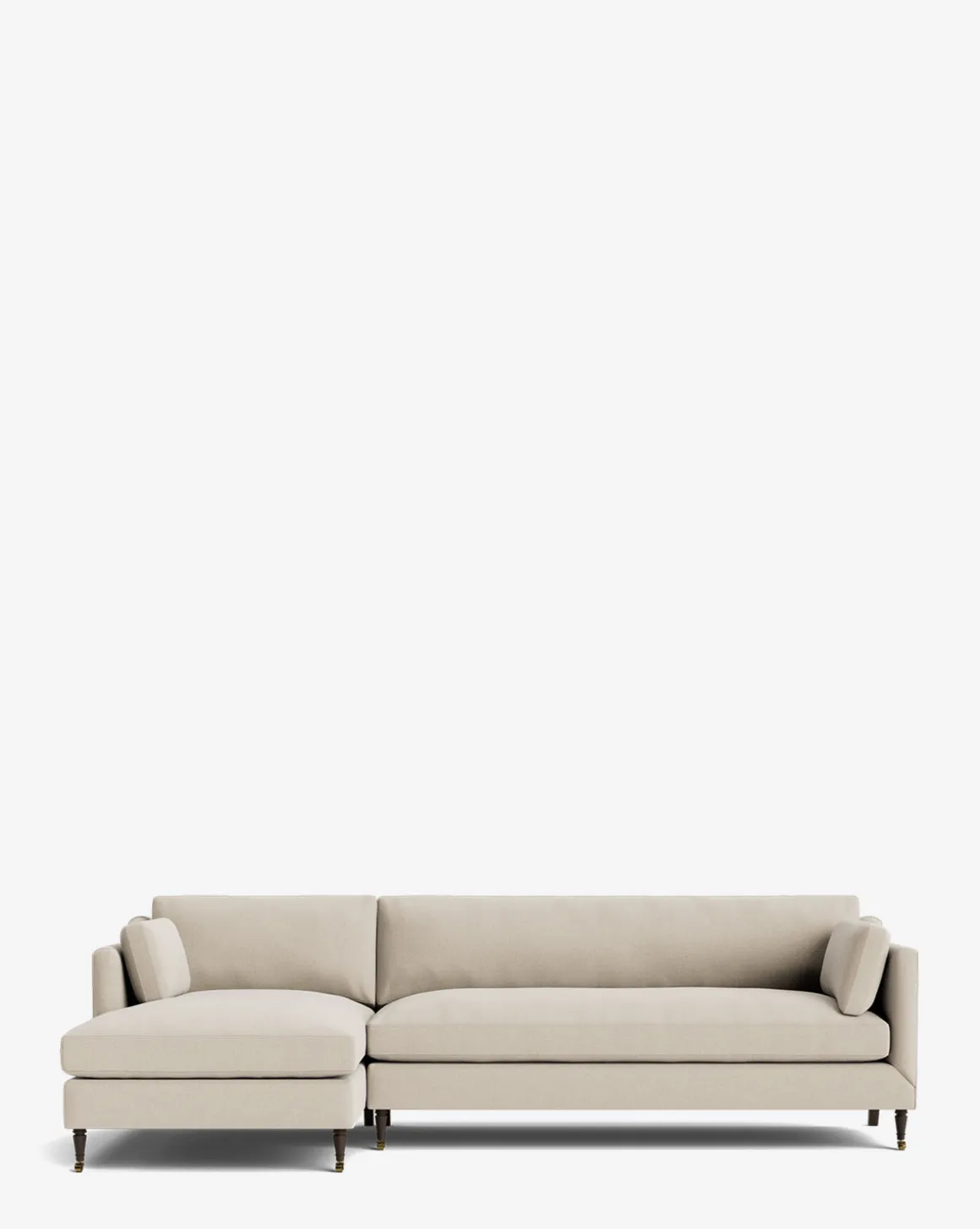 Haverford Upholstered Left Chaise Sectional 113"