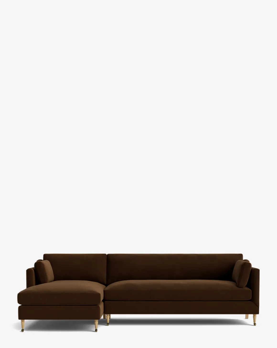 Haverford Upholstered Left Chaise Sectional 113"