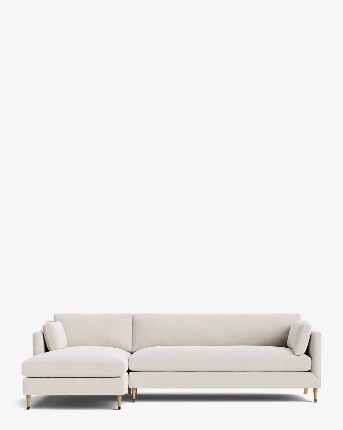 Haverford Upholstered Left Chaise Sectional 113"