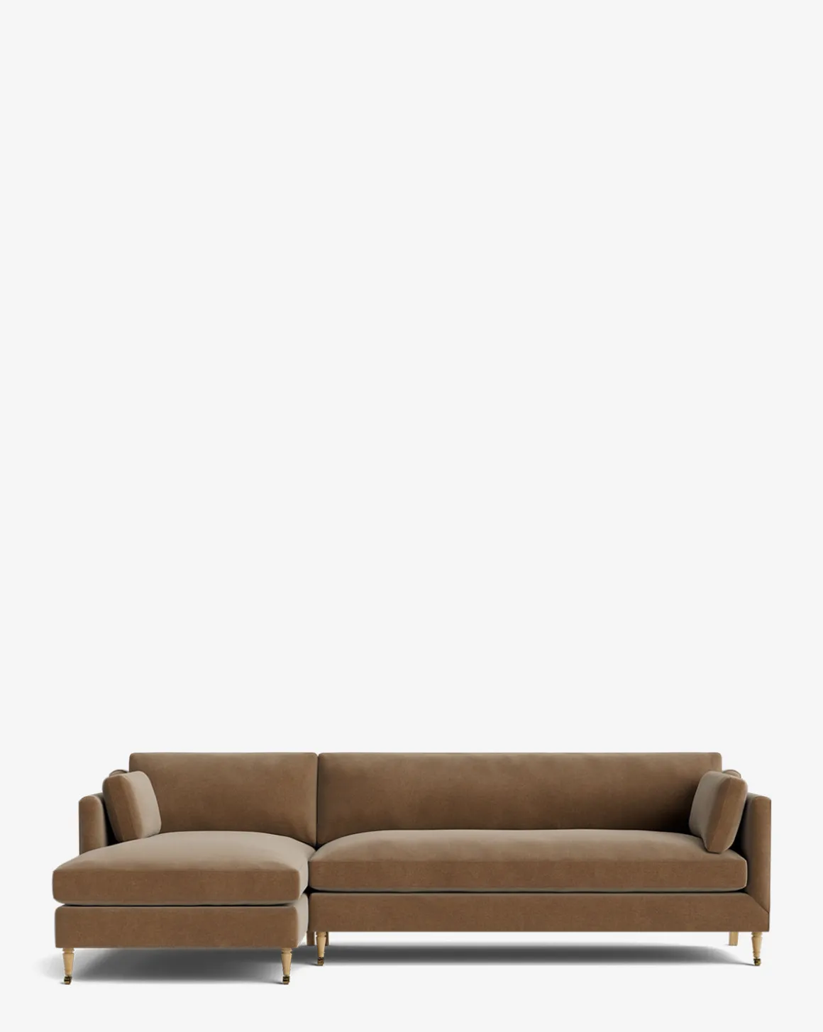 Haverford Upholstered Left Chaise Sectional 113"