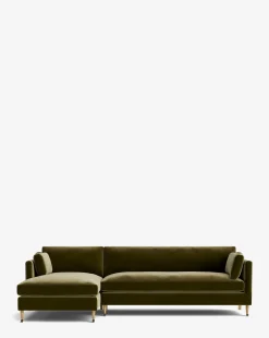 Haverford Upholstered Left Chaise Sectional 113
