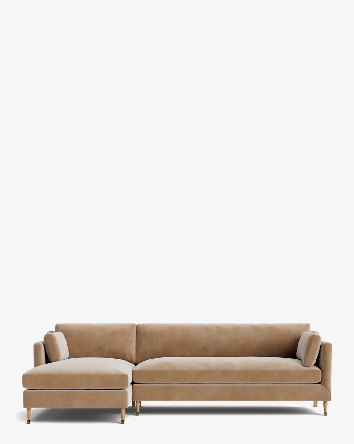 Haverford Upholstered Left Chaise Sectional 113"