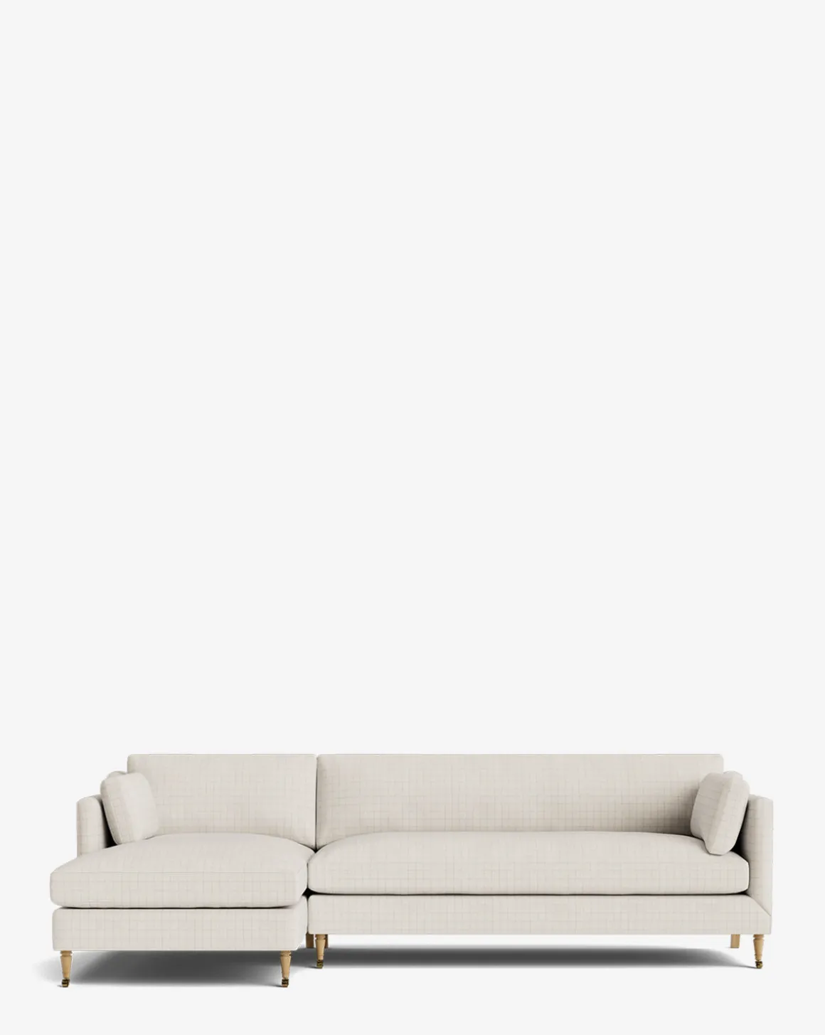 Haverford Upholstered Left Chaise Sectional 113"