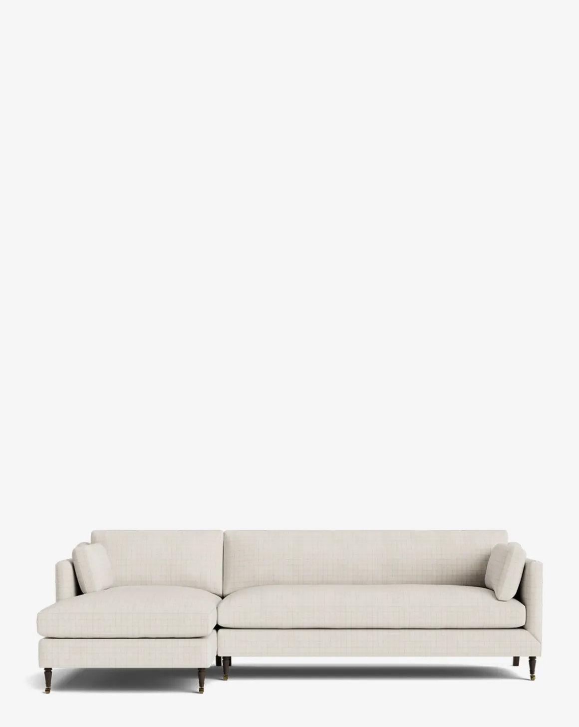 Haverford Upholstered Left Chaise Sectional 113"