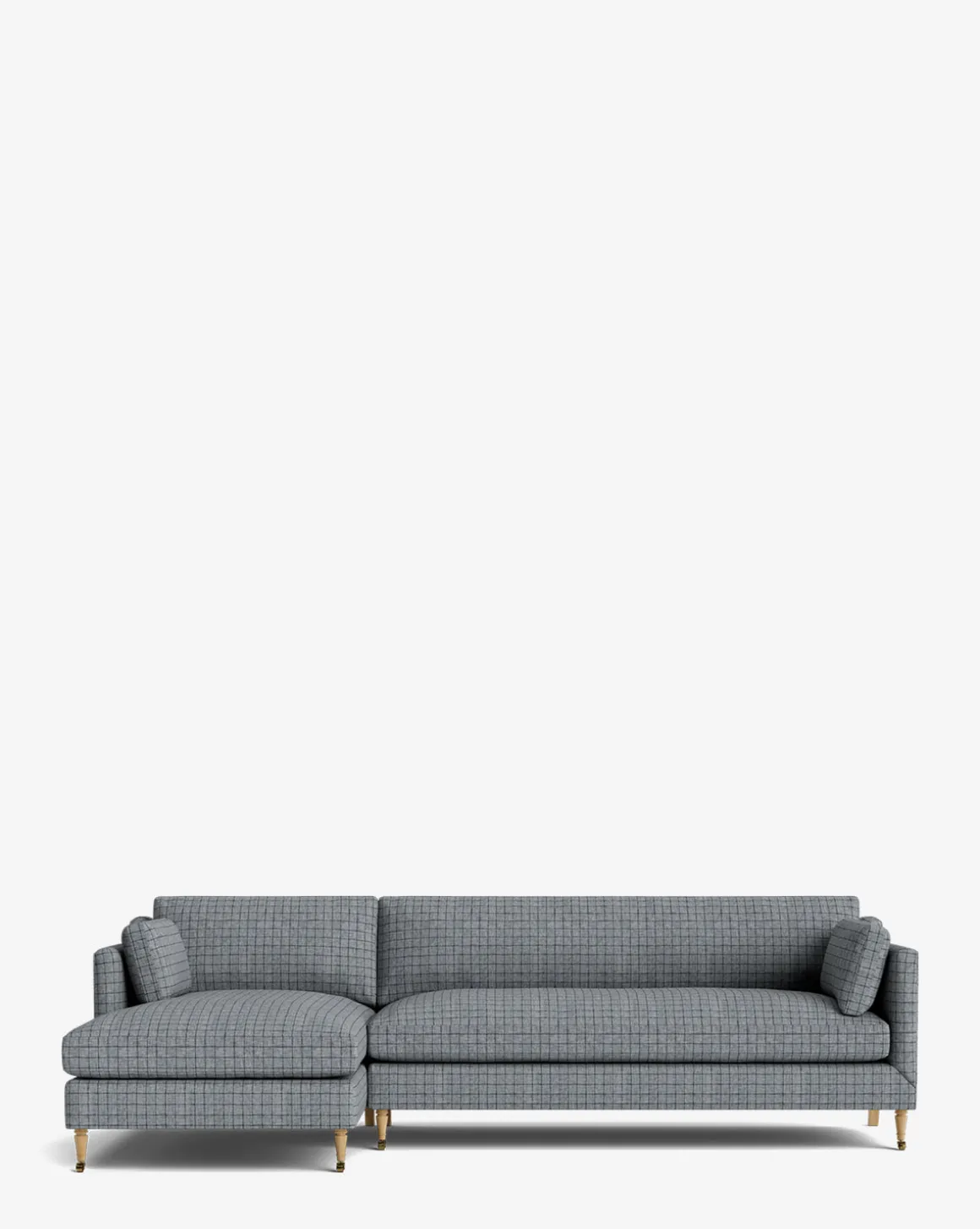 Haverford Upholstered Left Chaise Sectional 113"