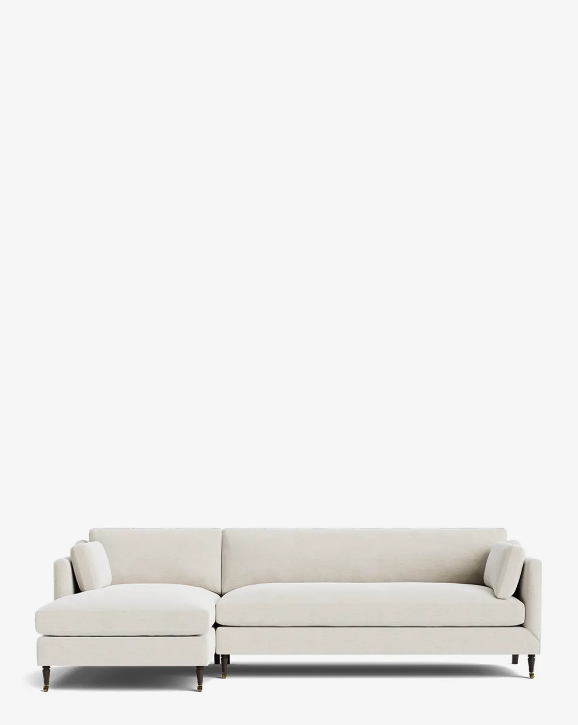Haverford Upholstered Left Chaise Sectional 113"